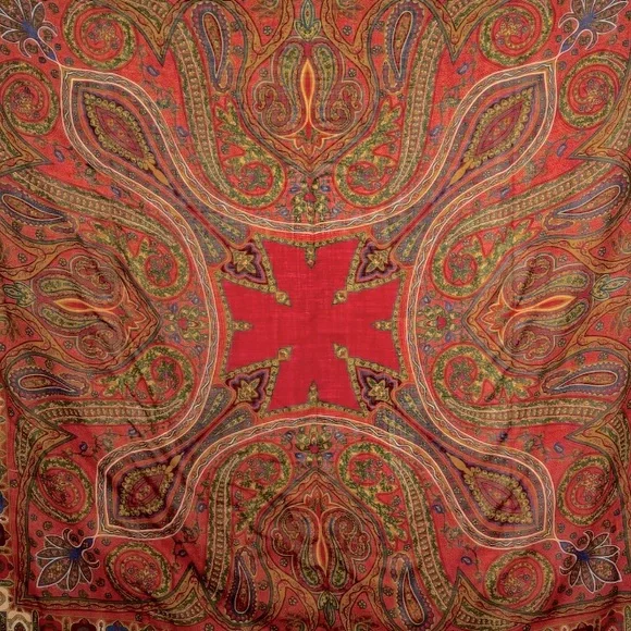 Smithsonian Institution Extra Large Fine Wool Square Scarf - Picture 10 of 11